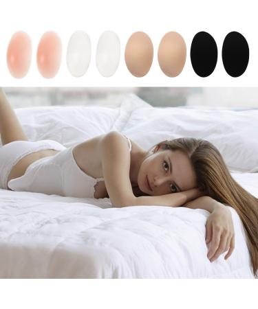 Buguuyo Non-Slip Silicone Shoulder Pads - 4 Pairs Invisible Shoulder Cushion for Women - Buy Online on GoSupps.com