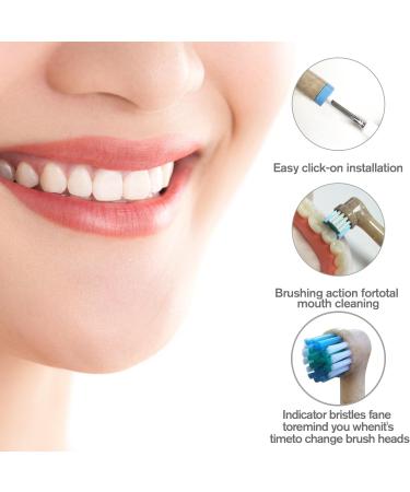 Biodegradable Replacement Toothbrush Heads for Oral-B Braun | 4 Eco-Friendly Soft Electric Brush Heads for Sensitive Teeth - Buy Online on GoSupps.com