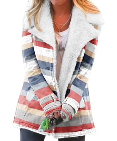 Buy Hanxiulin Fluffy Fleece Plush Jacket - Warm Women's Zipper Cardigan with Hood for Autumn & Winter - Oversized Outdoor Coat in XL White - Buy Online on GoSupps.com