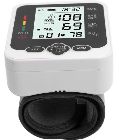 Automatic Voice Broadcast Wrist Blood Pressure Monitor - LCD Screen Blood Pressure Detector - Buy Online on GoSupps.com
