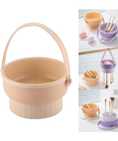 ASHLUYAK Makeup Brush Cleaning Mat with Holder Drying Brush 2 in 1 Portable Silicone Washing Tool for Cosmetic Brushes Cleaning Mat Tool - Buy Online on GoSupps.com