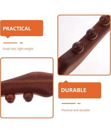 DRESSOOS Wooden Body Massager | Back Roller & Fascia Roller | Travel Massage Solution for Pain Relief - Buy Online on GoSupps.com