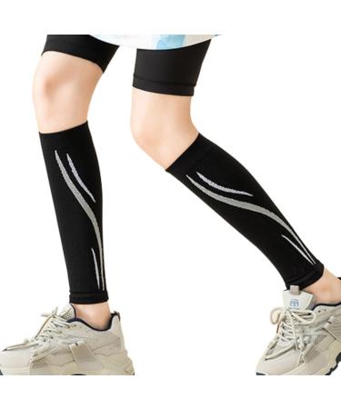 Calf Compression Sleeve Men And Women Leg Compression Sleeve For Leg Pain Relief Muscle Recovery Shin Splint And Varicose Veins (Color : Black Size : L/XL) L/XL Black
