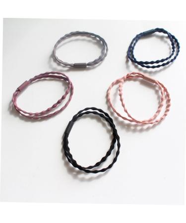 Amosfun Elastic Hair Bands Elastic Hair Ties Hair Bands Ties Hair Accessories Ponytail Holders Double Strand Hair Rope - Buy Online on GoSupps.com