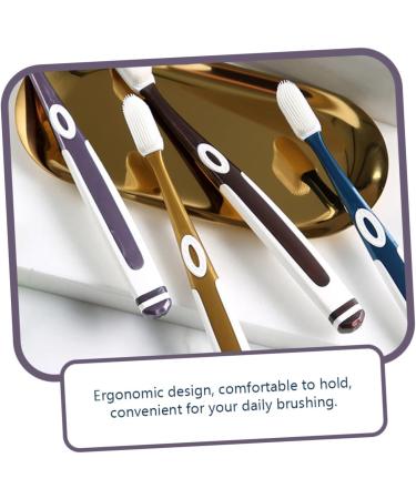 Shop Hapinary 8-Piece Nano Toothbrush Set | Ergonomic Medium Travel Toothbrushes for Adults - Compact & International Shipping Available - Buy Online on GoSupps.com