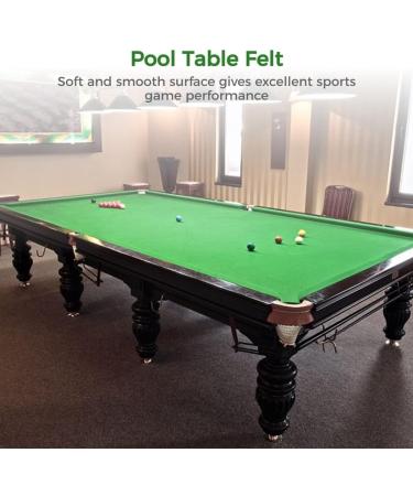 Homaisson 8.5ft Pool Table Felt Cloth for 8ft Tables - Nylon & Felt Blend, 6 Cloth Strips, Superior Stretching Capacity - Ideal for Home, Clubs, Bars - Buy Online on GoSupps.com