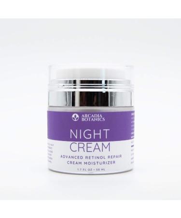 Night Cream Retinol Moisturizer | 2.5% Retinol Hyaluronic Acid Vitamin E & Green Tea Best Night Cream for Hydration & Anti-Aging - Buy Online on GoSupps.com