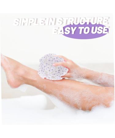 4 Pcs Cartoon Bath Ball - Mesh Sponge Scrubber for Body Cleaning | Travel-Friendly Loofah & Silicone Shower Tool - Buy Online on GoSupps.com