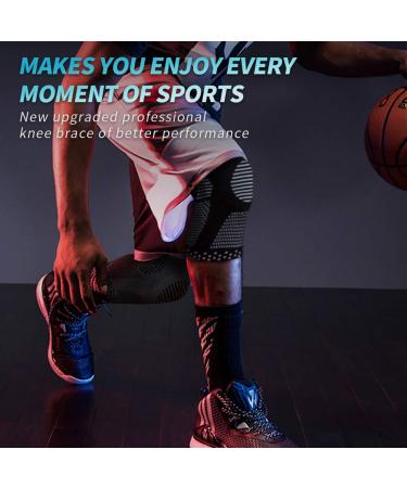 NEENCA Professional Knee Brace for Pain Relief Medical Knee Support with Patella Pad & Side Stabilizers Compression Knee Sleeve for Meniscus Tear ACL Joint Pain Runner Workout - FSA/HSA Eligible Black Large - Buy Online on GoSupps.com