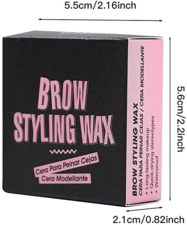  Obesntln Eyebrow wax gel eyebrow wax kit - Clear eyebrow wax and brush | Long-lasting waterproof eyebrow wax daily makeup eyebrow enhancer for - Buy Online on GoSupps.com