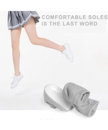 Height Max Socks & Insoles - 3 Inch Invisible Shoe Lift Pads for Men & Women - Black Height Increase Solution - Buy Online on GoSupps.com