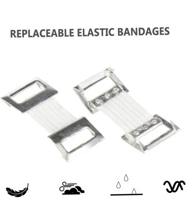 Buy Healifty 100Pcs Elastic Aluminum Buckle Replacement Clips - Durable Metal Clip for Sport Tape - White Accessories with High Elasticity - International Shipping Available - Buy Online on GoSupps.com