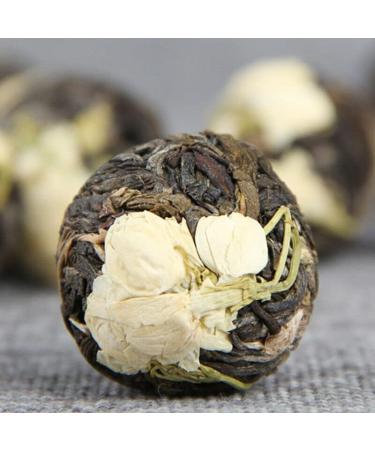 HELLOYOUNG 500g Th Pu'er au jasmin naturel chinois Dragon Pearl Aliment vert biologique pr sentant un go t fort mais doux Th pu-erh Pu'er Tea - Buy Online on GoSupps.com