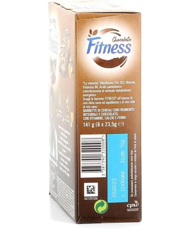 Nestl Fitness Chocolate Cereal Bars with Chocolate (6 x 23.5 g) 141 g Pack of 6 - Buy Online on GoSupps.com