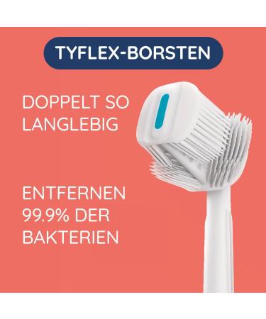 BALENE Double-Sided Toothbrush - Soft Coral Brush for Inner Face Cleaning | International Shipping Available - Buy Online on GoSupps.com