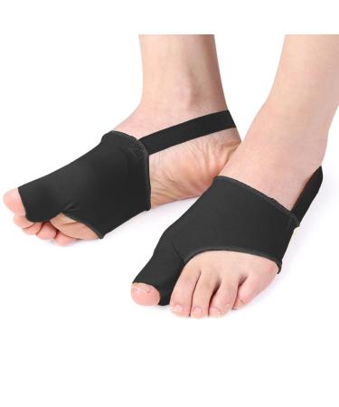 Bunion Corrector for Women and Men Comfortable Bunion Toe Separator Orthopedic Bunion Splint for Hallux Valgus Relief and Toe Straightening Bunion Relief Day/Night Black