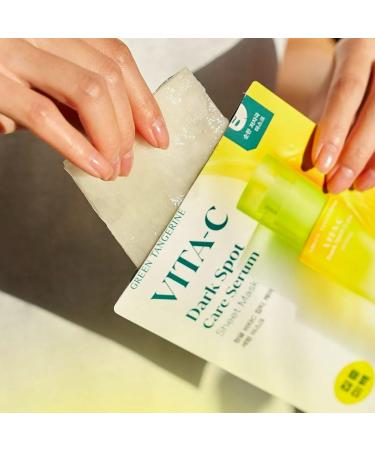 Goodal Green Tangerine Vita C Essense Serum Sheet Mask Dark Spot Treatment Hyperpigmentation - Buy Online on GoSupps.com