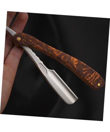 Beaupretty Folding Knife Hairdressing Razor - Stainless Steel Safety Blade for Men | Vintage Hairdresser Supplies - Buy Online on GoSupps.com