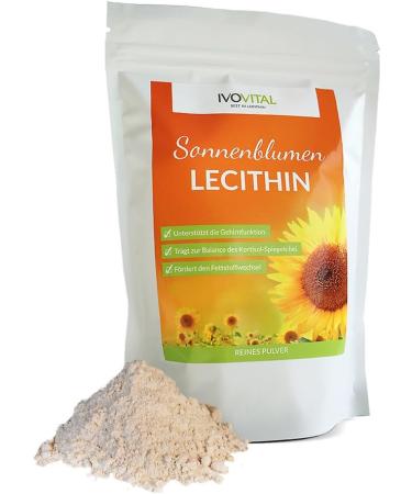 Buy Allergen-Free Sunflower Lecithin Powder | IVOVITAL 1200g - GMO-Free International Shipping - Buy Online on GoSupps.com