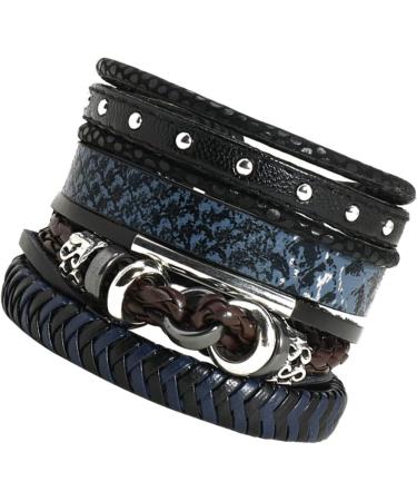 Abaodam Hair Pcs Bracelet hair jewelry spiral hair ties small hair ties hair ties for women adjustable hair ties for thick hair four piece set universal men and women artificial Leather - Buy Online on GoSupps.com