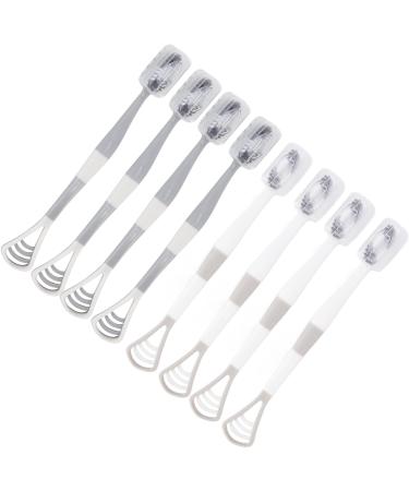 Verdant Touch 2-in-1 Tongue Cleaning Toothbrush | Ergonomic Oral Care Tool for All Ages | International Shipping - Buy Online on GoSupps.com