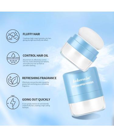 Dry Shampoo Powder Non Aerosol Dry Shampoo Powder Dry Shampoo Travel Size with Modified Corn Starch Get Instant Fullness No White Cast Suitable for Oily and All Hair Colors (02) - Buy Online on GoSupps.com