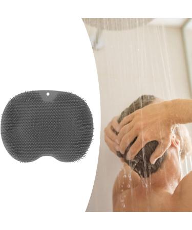 Juopzkenn Shower Foot Scrubbing Mat Non-Slip Foldable Rubber Massage Mat for Gentle Cleaning & Peeling (Gray) - Buy Online on GoSupps.com