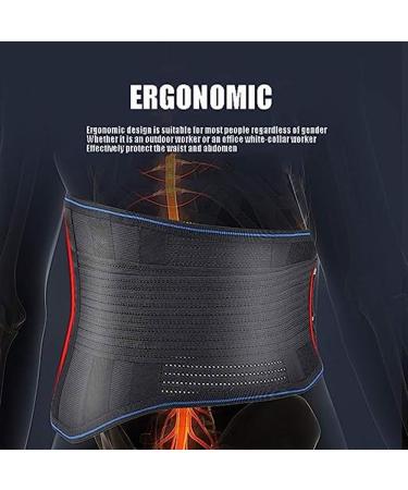 Back Ribbon: Adjustable Lordosis Support Belt for Pain Relief | Herniated Disc Sciatica & Scoliosis | Unisex Gray Bionic Spine Support - Buy Online on GoSupps.com