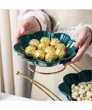 Fruit Basket Bowl 3-Tier Ceramic Fruit Basket Fruit Bowl with Tissue Box Vegetable Bread Countertop Fruit Storage Stand Rack for Kitchen Organize Fruit Trays for Party (Color : Blue) (Color : Blue - Buy Online on GoSupps.com