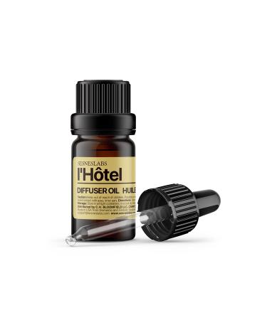 l'Hotel Diffuser Oil, Upscale Lifestyle Hotel Collection,Luxury Neroli,Bergamot,Jasmine,Green Tea,Laurel Leaf, Amber,Musk Essential Oils Blend for Ultrasonic Diffuser Scent Projects(.33 oz/10 ml)