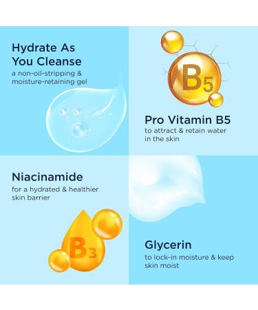 Hydrating Face Wash for Dry Skin - Gentle Deep-Cleansing Cleanser for Women & Men (100 ml) - Non-Drying Formula - Buy Online on GoSupps.com