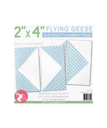 It's Sew Emma Flying Geese Foundation Paper