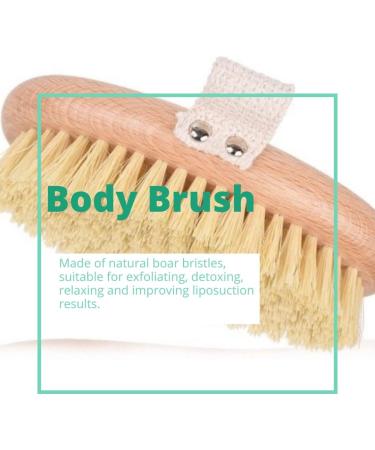 Tropical Ambience Body Brush | 100% Natural Vegan Agave Sisal Bristles | Exfoliate Dead Skin, Detox, Stimulate Circulation - Buy Online on GoSupps.com
