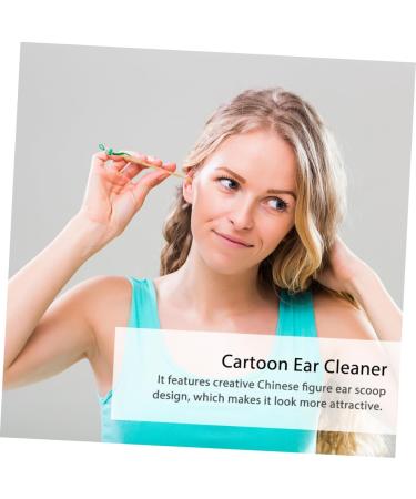 Homoyoyo 12pcs Hanging Ear Cleaners Adorable Wooden Ear Wax Removers for Random Colors Lightweight and Creative Design for Family Use - Buy Online on GoSupps.com