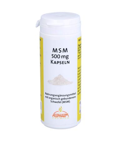 MSM capsules 500 mg