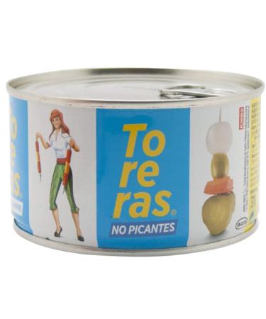 Toreras 2 Pack - Green Olives Paprika Cucumber & Onions in Vinegar | Canned Spanish Aperitif - Spice-Free Vegetables - Buy Online on GoSupps.com
