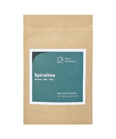 Terra Elements Terra Elements Organic Spirulina Powder 125g | Microalgae | Rich in natural iron | 100% kidney food | Vegan | Raw food**G