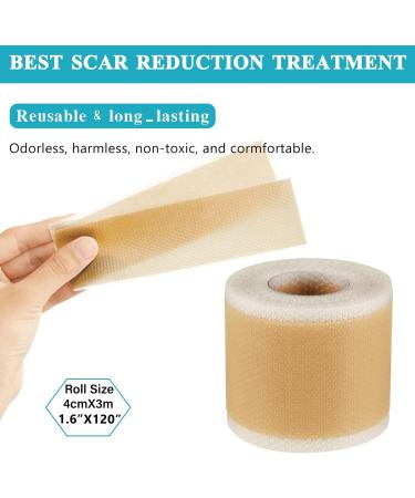 Silicone Surgical Scar Removal Patch for Trauma, Burn, Acne Treatment | Skin Repair Therapy - Buy Online on GoSupps.com