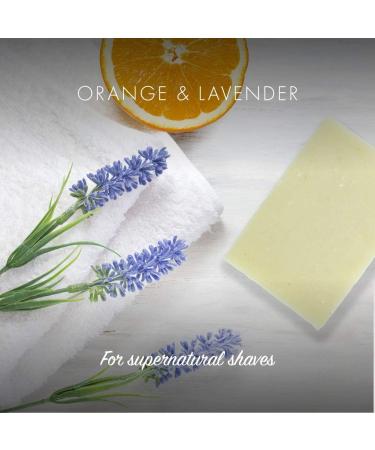  Friendly Soap Friendly Soap Natural Shaving Soap Lavender and Orange (Box of 6) - Buy Online on GoSupps.com