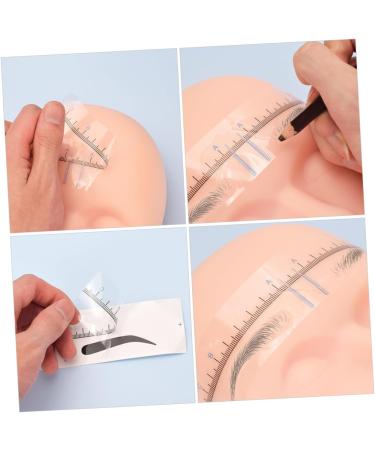  SOLUSTRE SOLUSTRE 10 Pieces Eyebrow Positioning Measuring Stencil Ruler Eyebrow Stamp Stencil Ruler Stirrups DIY Eyebrow Trimmer Disposable PVC - Buy Online on GoSupps.com