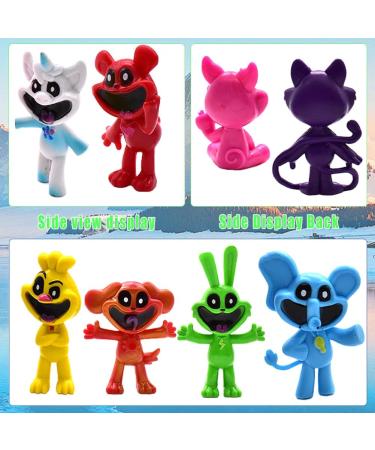 8PCS Smiling Mini Figures Smiling Cake Toppers Cake Decoration Mini Smiling Figures Set for Boys Girls Birthday Party Babay Showers Celebration Supplies - Buy Online on GoSupps.com
