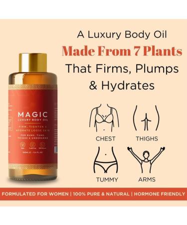Kumosaga Besque Magic Body Oil 100ml Skin Firming Rejuvenating Tightens Plumps Firms and Hydrates Skin Arms Chest Thighs and Tums Body Oils for Women3pcs - Buy Online on GoSupps.com