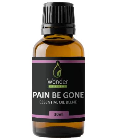 Pain Be Gone Essential Oil All-Natural Oil (comparable to Panaway) Made with Clove Helichrysum Peppermint and Wintergreen with High Success Rate by Wonder Healing (30 ml / 1 oz)