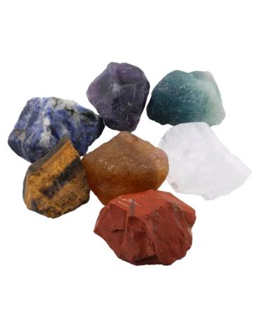 NOLITOY Natural Stone Crystal Obsidian Stones Healing Kit Chakra Gemstones The Health Healing Balancing Stones Healing Stones Friends Tumble Meditation Stone Rough Stone to Heal