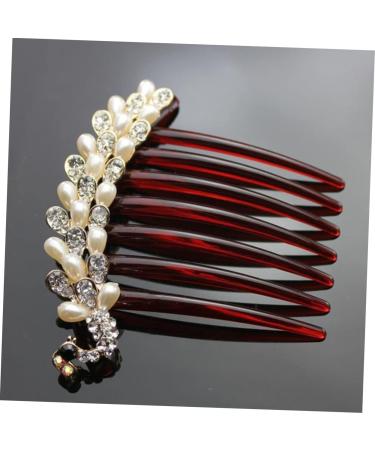 DOITOOL Decorative Side Hair Combs Different Occasions Girls Hair Styling Side Hair Combs Fine Hair Durable Wave Teeth Hair Combs Women Hair Comb Women's Vintage Rhinestone - Buy Online on GoSupps.com