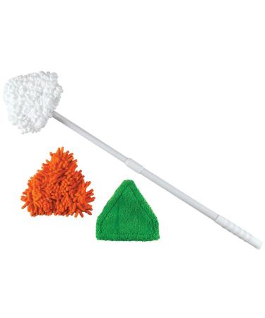Telescopic to 27 inch Multi Purpose Triangular Cleaner Prefect for Corners Angles