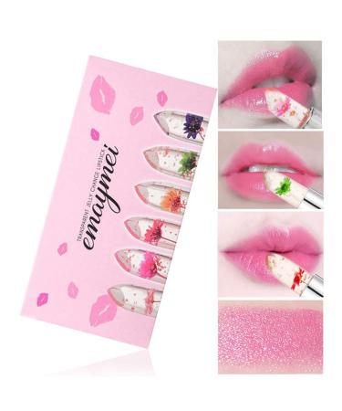 Crystal Lipstick - Long-Lasting Jelly Lip Balm with Color Change & Moisturizing Formula - 6 Floral Shades for Women & Girls - Buy Online on GoSupps.com