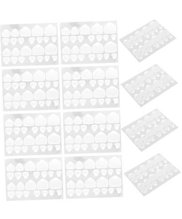 Beatifufu 20 Sheets Short Nails False Toenails for Big Toe Glue Nail Sticky Nail Tabs Nail Glue Stickers for Press on Nails Nail Adhesive for Press on Nails Press on Nails Medium