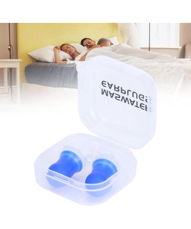 Buy Tbest 2Pcs Waterproof Ear Plugs - Noise Reduction Silicone Earplugs for Swimming & Flying - Blue Large with PP Box - Buy Online on GoSupps.com