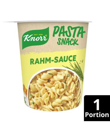 Buy Knorr Pasta Snack Cream & Herbs - Quick 5-Minute Hearty Meal (Pack of 8 62g Each) - International Shipping Available - Buy Online on GoSupps.com